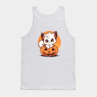 Kitten in a pumpkin Tank Top